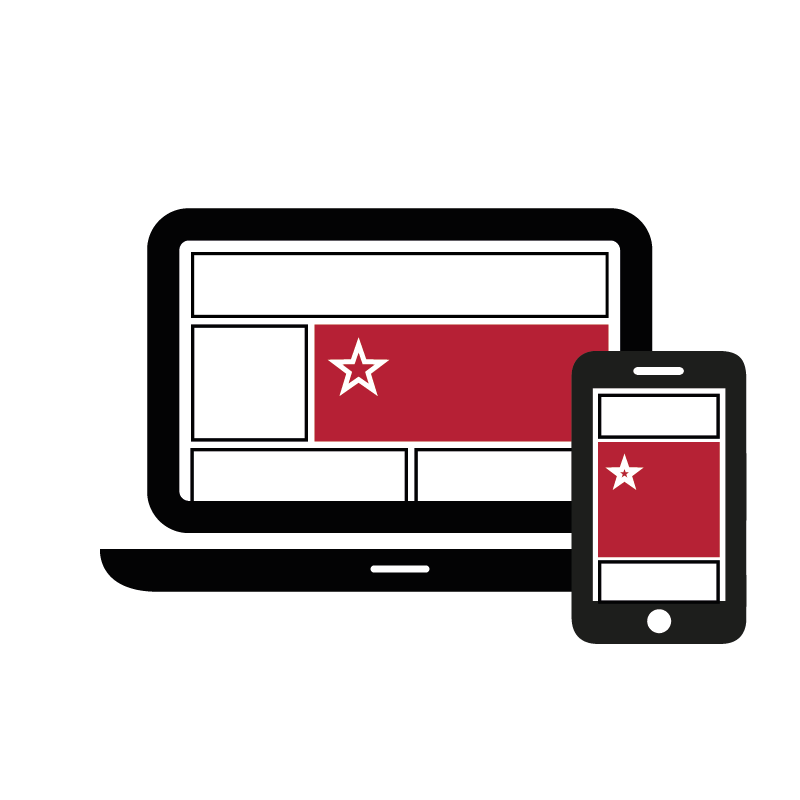 display-native Icon von Display Native Ad für Desktop und Mobile