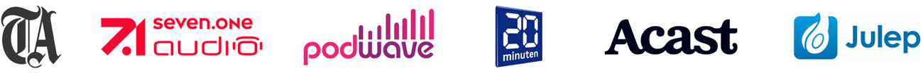Podcast Publisher Logos Auszug