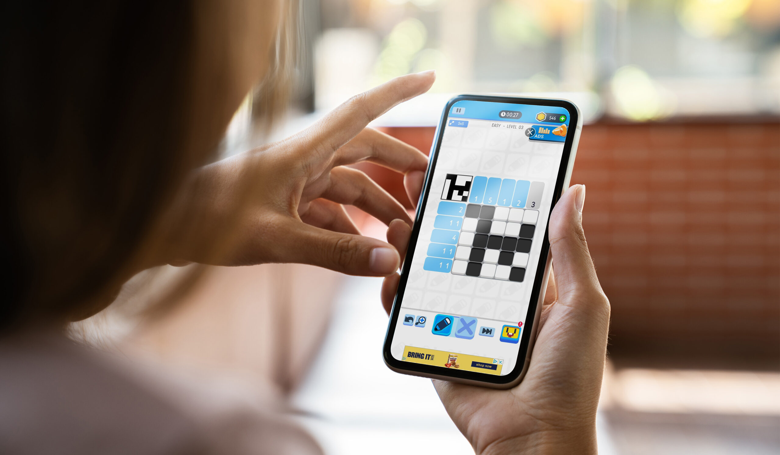 Mobile mit einem Game